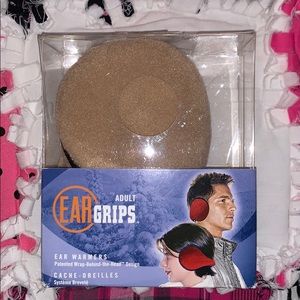 Ear Grips Adult Ear Muffs Brown NIB